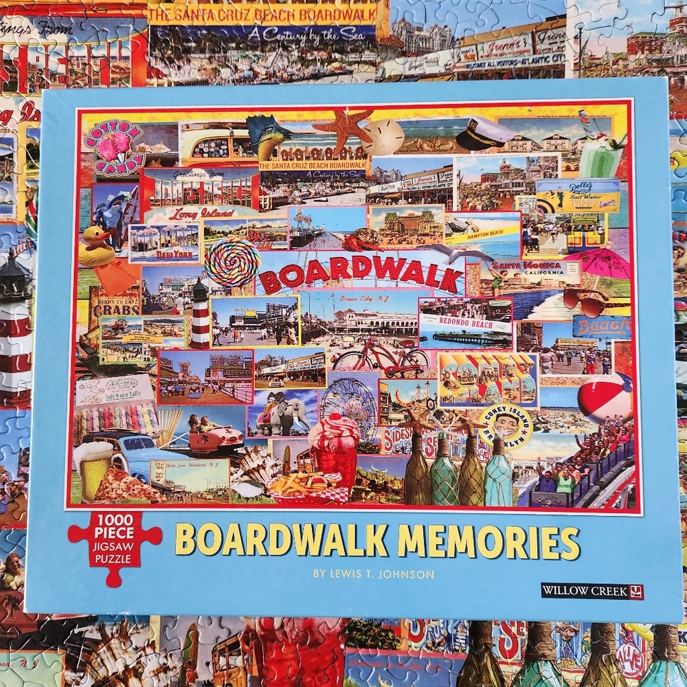 WILLOW CREEK BOARDWALK MEMORIES 1000-PIECE JIGSAW PUZZLE COMPLETE